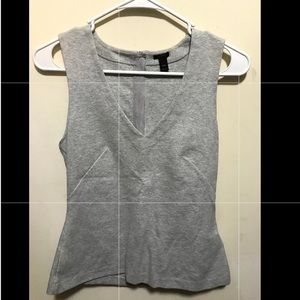 J CREW grey fitted tank- XXS(XS)